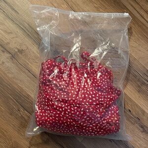 Shein Red and White Polka Dot Dress